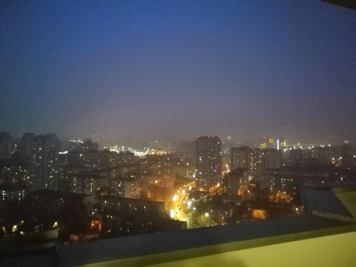 Видовая 25Й Этаж. Новый Дом. Шалимова, Isida. Шулявская, Гарматная, Индустриальный Мост. Космополитан. Большевик. Жд Вокзал. Kyiv Exterior photo